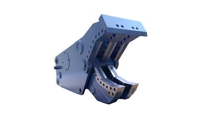 混合廃棄物油圧切断機「ハイパーホワイトシャーク」